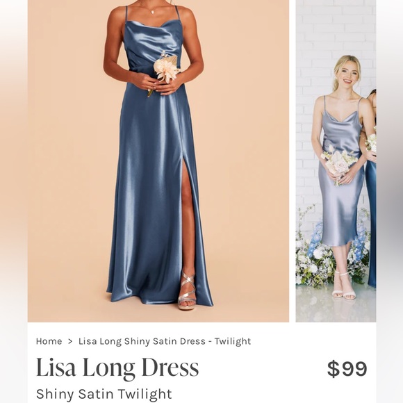 Birdy Grey Lisa Long Dress in Twilight - Picture 1 of 2